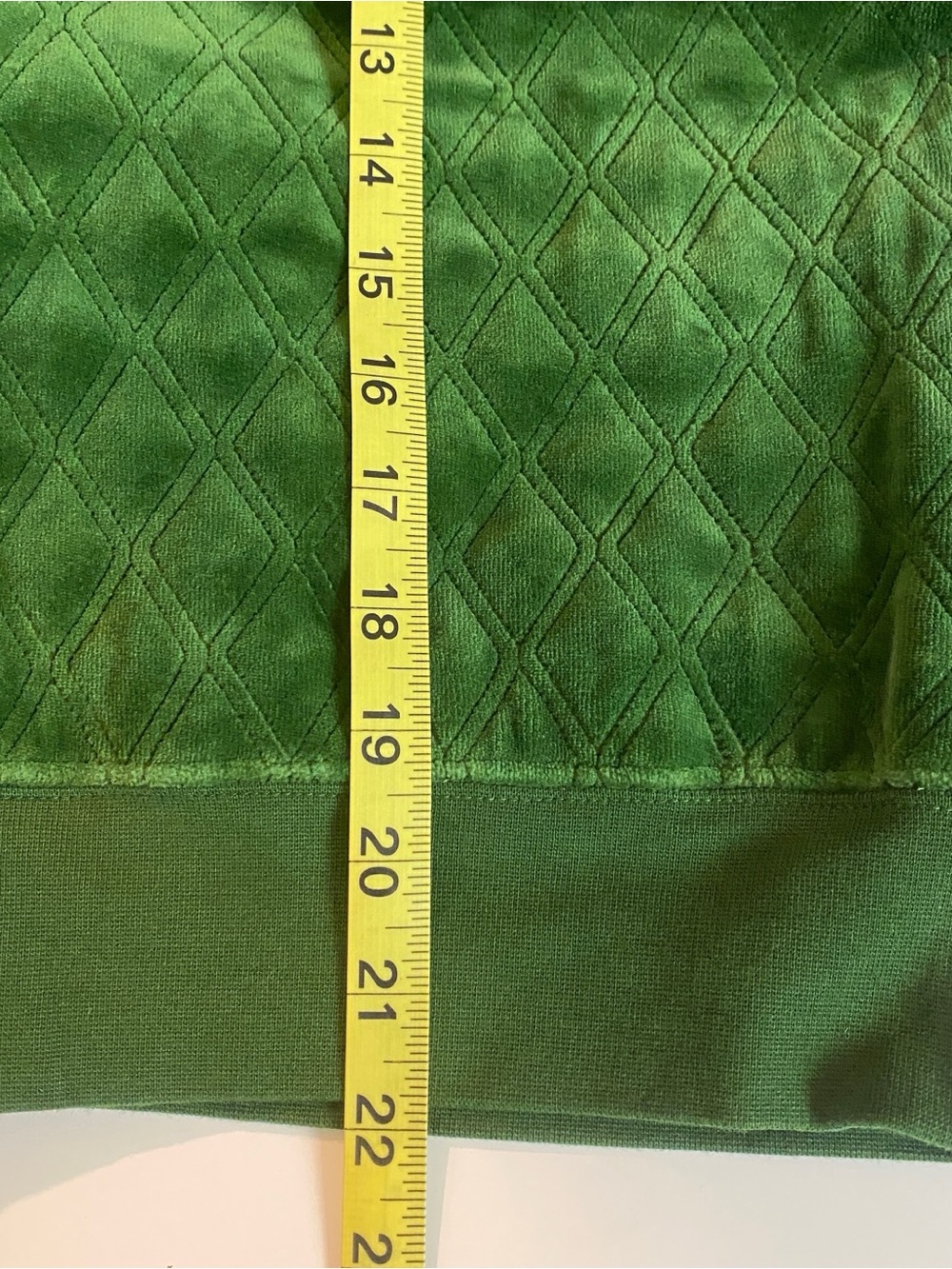 NWOT Tuckernuck Douglas Fir Velour Green Casual Preppy Size M - Picture 9 of 11
